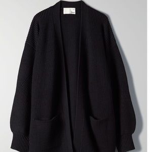 Aritzia Black Rourke Cardigan- Free Wilfred